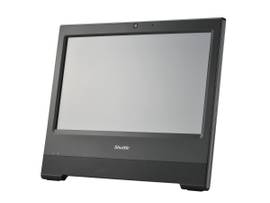 SHUTTLE XPC AIO X50V9 BLACK ALL-IN-ONE BAREBONE PC EMBEDDED CELERON 7305 , FANLESS, IP54 CERTIFIED, REALTEK RTL8821CE WIFI MODULE, VESA COMPATIBLE,