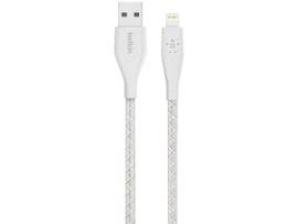 BELKIN DURATEK PLUS LIGHTNING TO CABLE, 4 WHT