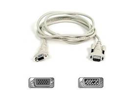 BELKIN CABLE,VGA,SH,HDDB15M/F,6 INCH,MONITOR