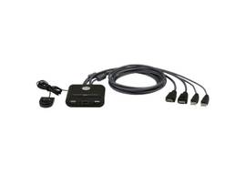 ATEN 2-PORT USB FHD HDMI CABLE KVM REMOTE PORT SELECTOR