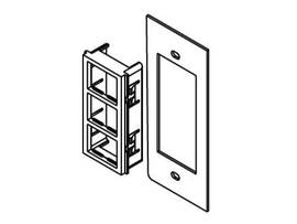 LEGRAND-WIREMOLD SINGLE GANG BOTTOM 3 TRAC