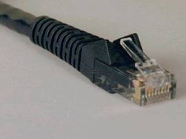 TRIPP LITE 14FT CAT6 GIGABIT BLK SNAGLESS PATCH CAB