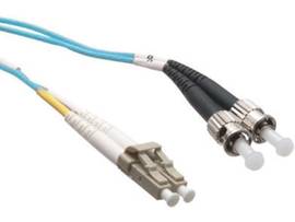 AXIOM LC/ST MULTIMODE DUPLEX OM4 50/125 FIBER OPTIC CABLE 50M