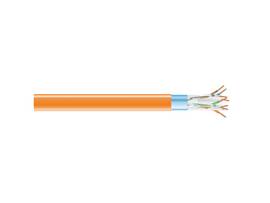 CAT6 400-MHz Shielded Solid Bulk Cable F/UTP Plenum 1000-ft. 304.8-m Orange