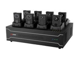 HIKVISION 8 DOCK SLOTS, SUPPORT UP TO 8 BODY CAMERASINTEL J3445 QUADCORE, 4G RAM, 32G EMMC ON-BOARD STORAGE, PRE-INSTALLED HDD 2T/4T/8T/16T OPTIONAL