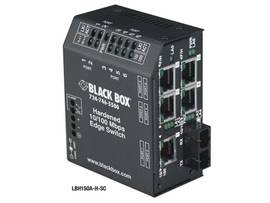 BLACK BOX CORP 6 PORT INDUSTRIAL FAST ETHERNET SWITCH H
