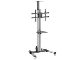 TV CART - LOCKABLE WHEELS, HEIGHT ADJUST