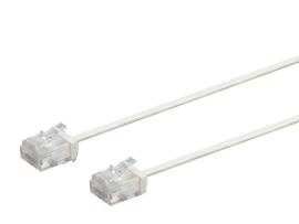 MONOPRICE CAT6 STRAND 550MHZ UTP 32AWG 1FT WHITE