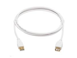 TRIPP LITE USB-A ANTIBACTERIAL CABLE M/F WHITE 6FT