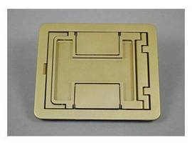 LEGRAND-WIREMOLD FLRPORT FLANGE W/INSERT BRASS