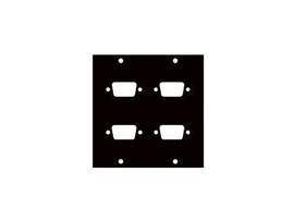 Legrand-Middle Atlantic RCK ACCORIES DB9 MLTIPIN4PRT UCP