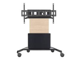 AVTEQ DYNAMIQ EXECUTIVE CART IS HEIGHT ADJUSTABLE WITH AN ELECTRIC MOTOR TO PROVIDE 20 OF VERTICAL ADJUSTMENT.