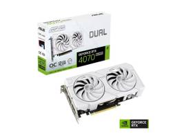 ASUS GEFORCE DUAL-RTX4070S-O12G-EVO-WHITE OC 12GB GDDR6X 192 BIT 2550 MHZ