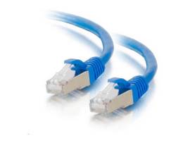 C2G 8FT CAT6 SNAGLESS STP CABLE-BLUE
