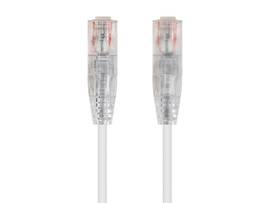 MONOPRICE SLIMRUN CAT6 UTP CABLE-10FT WHITE