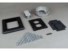 LEGRAND-WIREMOLD BRN POLY DPLX ACTV UNIT S