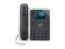 HP POLY EDGE E220 IP PHONE AND POE-ENABLED WITH POWER SUPPLY-US