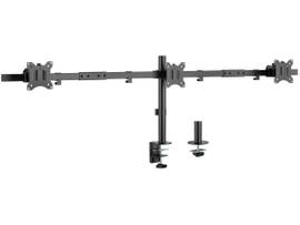 ROCSTOR ERGOREACH EP4 PREMIUM TRIPLE SCREEN MONITOR MOUNT, C-CLAMP & GROMMET-SUPPORTS UP TO THREE 32 DISPLAY,19.8LB PER SCREEN- VESA 75X75 &