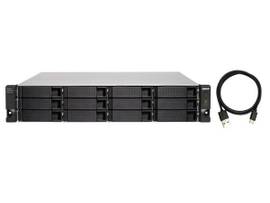 QNAP 12-BAY 2U RCKMNT USB-C 3.1 G2 10GBPS JBO