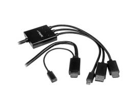 Connect your HDMI, DisplayPort, or Mini DisplayPort laptop to an HDMI display or