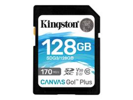 KINGSTON 128GB SDXC CANVAS 170R C10 UHS-I U3 V30