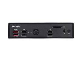 SHUTTLE DS10U - 1.3 LITER FANLESS THIN-CLIENT PC/MEDIA PLAYER, WHISKEY LAKE CELERON 4205U 1.8GHZ, MAX 64GB DDR4 WITH 4GB RAM, 128GB SSD AND WIN 11 PRO
