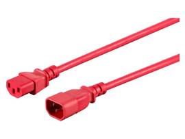 MONOPRICE 6FT 18AWG RED POWER EXTENSION CORD CABLE