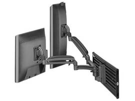 LEGRAND-CHIEF K1 SLAT MNT DUAL DISP DUAL 2L ARMS BLK