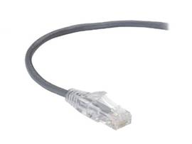 BLACK BOX CORP SLIM-NET CAT6A PATCH CABLE GREY 4FT