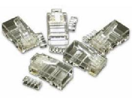 C2G RJ45 CAT5E MOD PLUG RND SLD/STRND 10PK