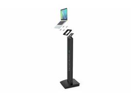 COMPULOCKS UNIVERSAL INVISIBLE MOUNT BRANDABLE FLOOR STAND BLACK