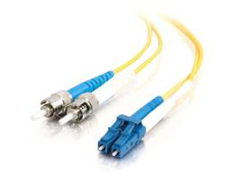 LEGRAND-ORTRONICS C2G 15M LC-ST 9/125 OS1 SM FIBER-YELLOW