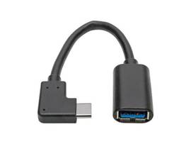 TRIPP LITE USB C TO USB-A CABLE RIGHT ANGLE M/F 6IN