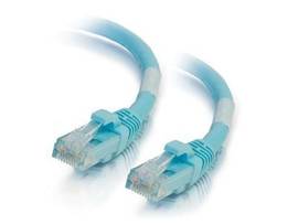 C2G 35FT CAT6A SNAGLESS UTP CABLE-AQUA