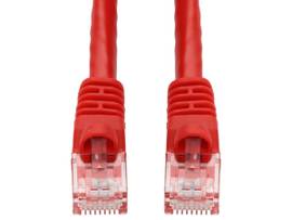 AddOn 1ft RJ-45 (Male) to RJ-45 (Male) Straight Red Cat6A UTP Copper PVC Patch C