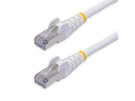 STARTECH 30FT WHITE CAT8 ETHERNET CABLE,SNAGLESS RJ45,25G/40G,2000MHZ,100W POE,S/FTP 26AWG PURE BARE COPPER WIRE,LSZH,SHIELDED NETWORK PATCH CORD