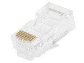 MONOPRICE RJ-45 PLUGS - 100 PK STRANDEDCABLE