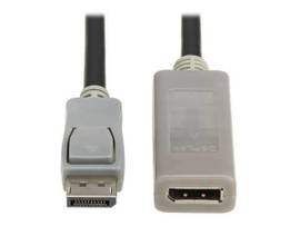 TRIPPLITE DISPLAYPORT EXTENSION CABLE WITH ACTIVE REPEATER M/F 4K60HZ 15FT