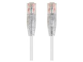 MONOPRICE SLIMRUN CAT6 CABLE 28AWG 30FT WHITE