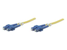 FIBER OPTIC PATCH CABLE, DUPLEX, SINGLE-