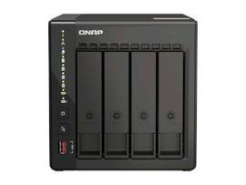 QNAP 4 BAY NVR, 8CH (MAX CHANNELS: 24), VMS BUILT-IN, IP SURVEILLANCE, HDMI OUTPUT FOR LOCAL DISPLAY, 14 1GBE RJ45 POE PORTS, 2 1GBE COMBO SFP/RJ45