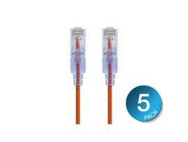 MONOPRICE NETWORK PATCH CABLE_ 10G_ 3FT ORANGE