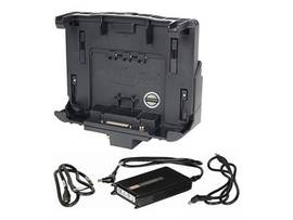 PANASONIC KIT: PANASONIC TOUGHBOOK G1/G2 DOCKING STATION WITH LITE PORT REPLICATION, DUAL RF, VESA HOLE PATTERN (7160-0487-20) WITH LIND 11-16V AUTO
