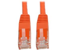 TRIPP LITE CABLE CAT6 GIGABIT MOLDED ORANGE 35 FT