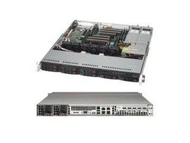 SUPERMICRO BLACK 1U SC113MFAC2 CHASSIS W/ REDUNDANT 800W (PLATINUM)