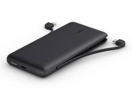BELKIN 10K PD PWR BNK W/INTG CBLS,BLK