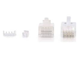 C2G RJ45 CAT5E MOD PLUG RND SLD/STRND 100PK