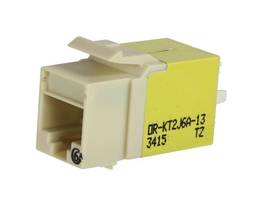 LEGRAND-ORTRONICS KT2 KEYSTONE CAT6A JACK ELEC IVORY