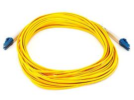 MONOPRICE LC/LC, SM, DUPLEX - 10M (9/125) - YELLOW