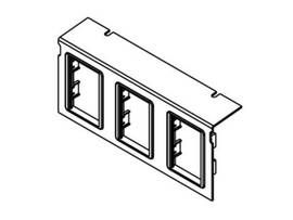 LEGRAND-WIREMOLD AC10105 PLATE WITH 3 6A